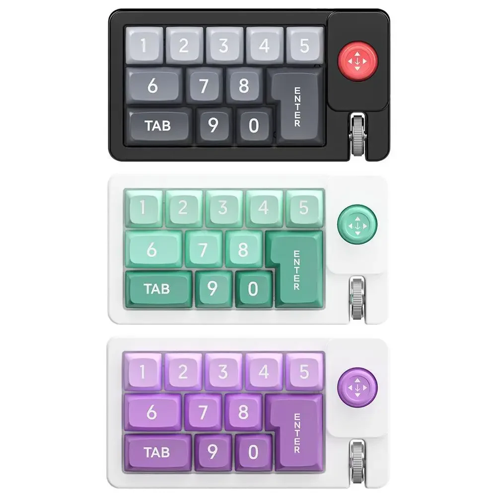 12 Key Custom Macro Programming Numpad Gaming Mini Keyboard Fully Hot Swappable Mechanical Switch RGB Light For Mac Win