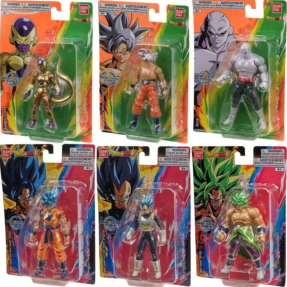 Anime Bandai Dragon Ball Shf Super Evolve Ultra Instinct Ssj Blue Goku Vegeta Jiren Broli Gold Frieza Action Figure Toy Xmasgift