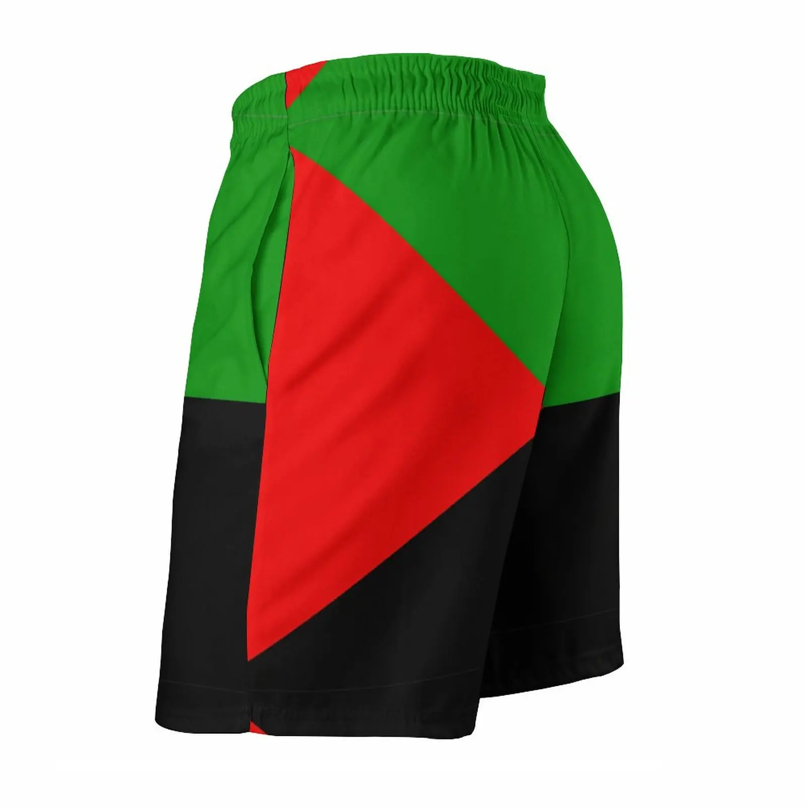 Casual Beach Pants Anime Causal Martinique in Red Green And Black 1 Breathable Quick Dry Classic Running Adjustable Drawstring L