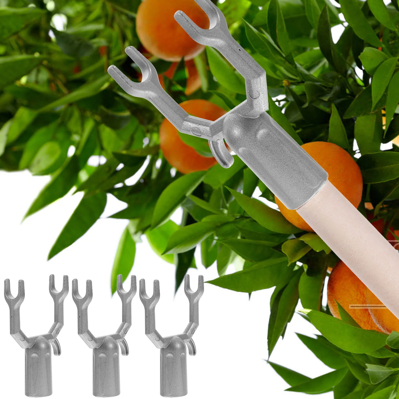 

6 Pcs Branch Plug Fruit Tree Stakes Kit and Supports for Leaning Trees Metal Aluminum Alloy Plants Holder Stand Travel