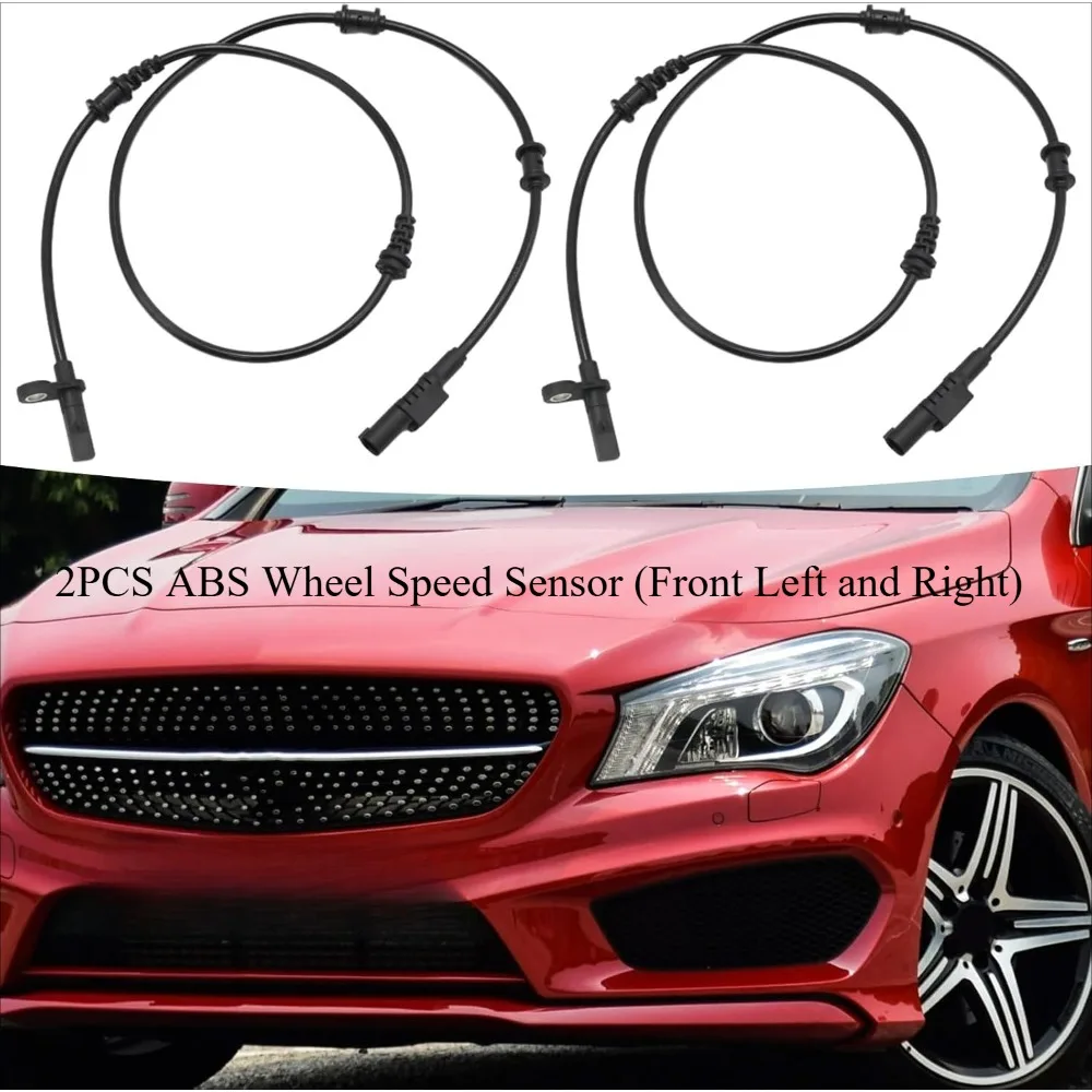2PCS ABS Wheel Speed Sensor (Front Left&Right) 2465402510 for Benz B250 B250e CLA250 CLA45 AMG GLA250 GLA45 AMG,W246 X177 X156