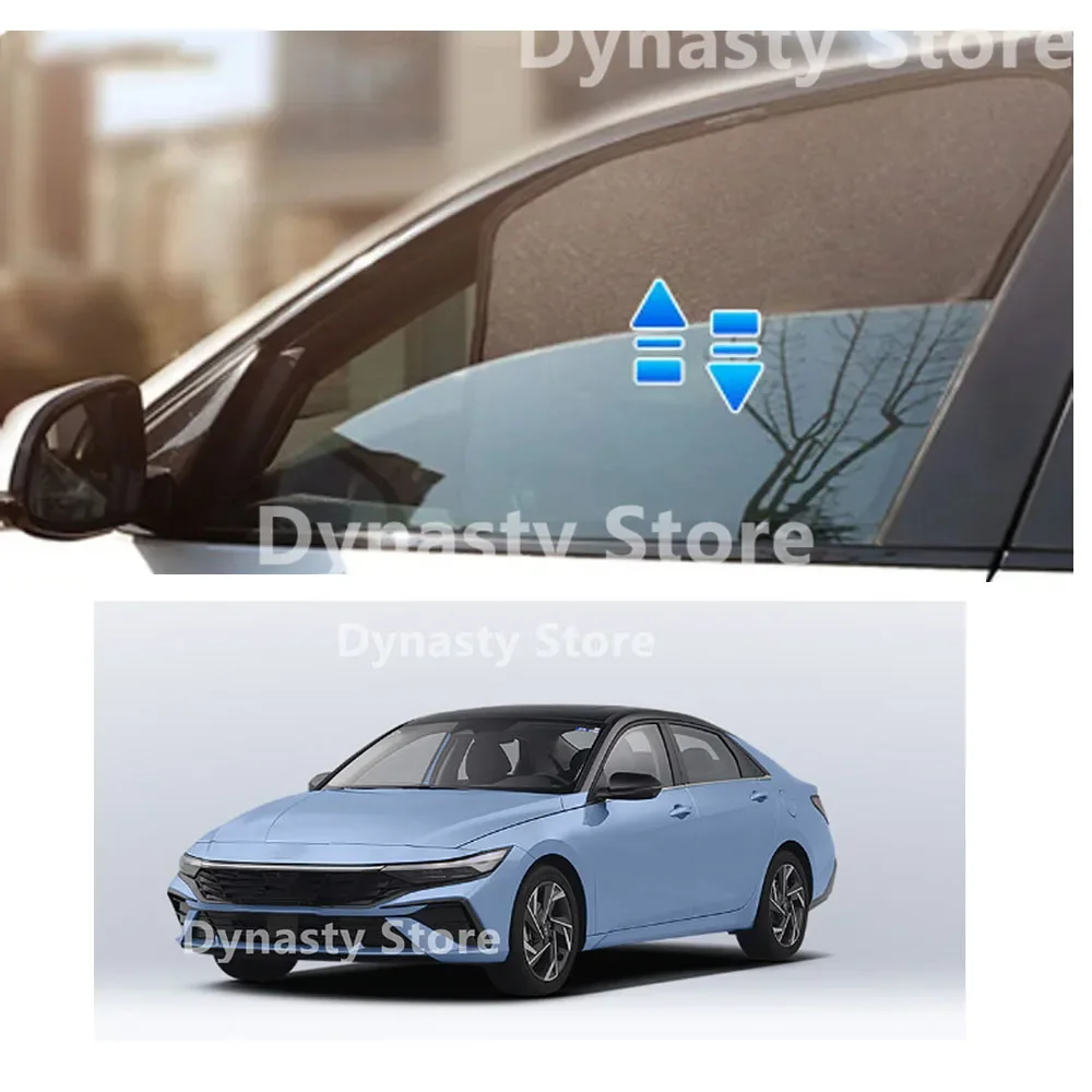 Suitable for Hyundai Elantra 2023 Magnetic Window Sunshade Front Windscreen Rear Side Curtain Sunshade