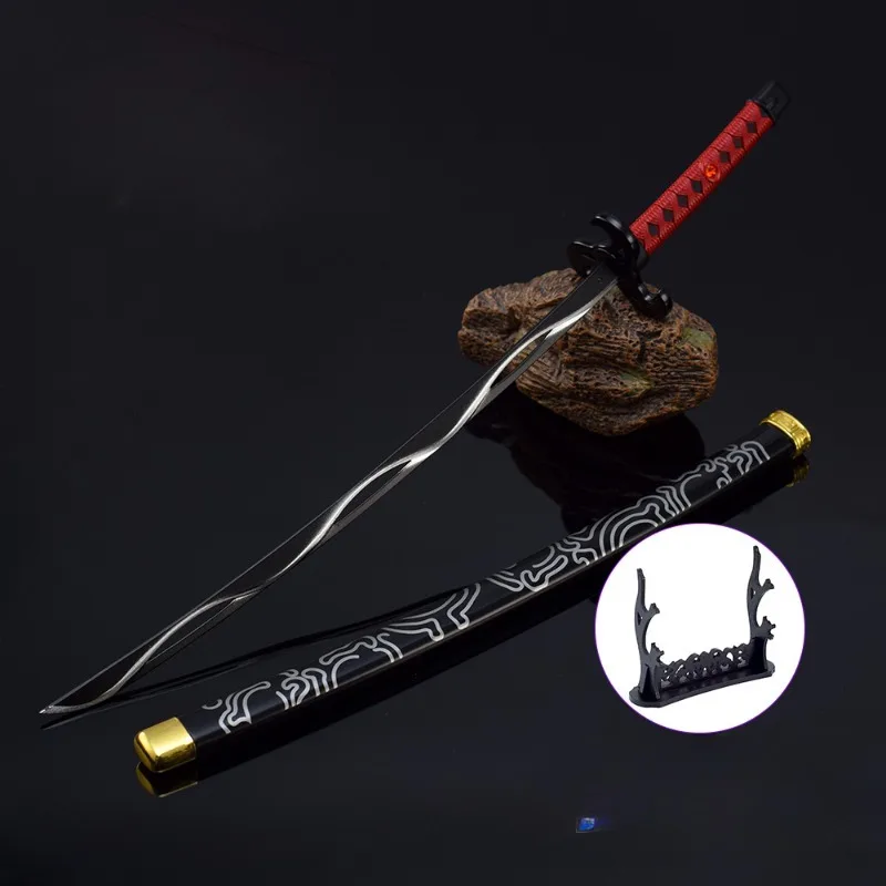 Lame de coupe-vent en métal, 26cm, arme à maillons, katana, modèle de sécurité, ornements de samouraï, épée, cadeau, collection de jouets pour garçons