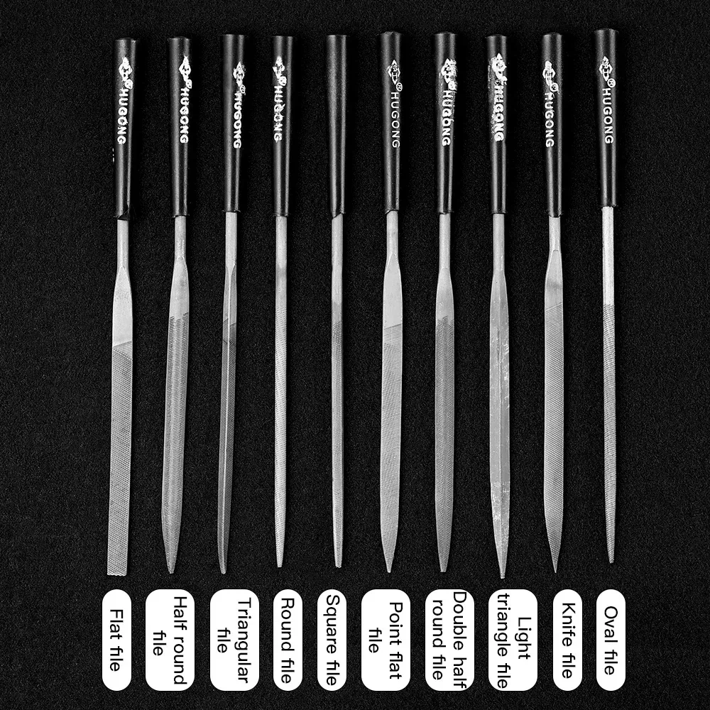 3x140mm Diamond Needle File Set 10pcs Practical Tools for Ceramic Crafts DIY Glass Gems Hobbies 3D Printing Jewelry Making