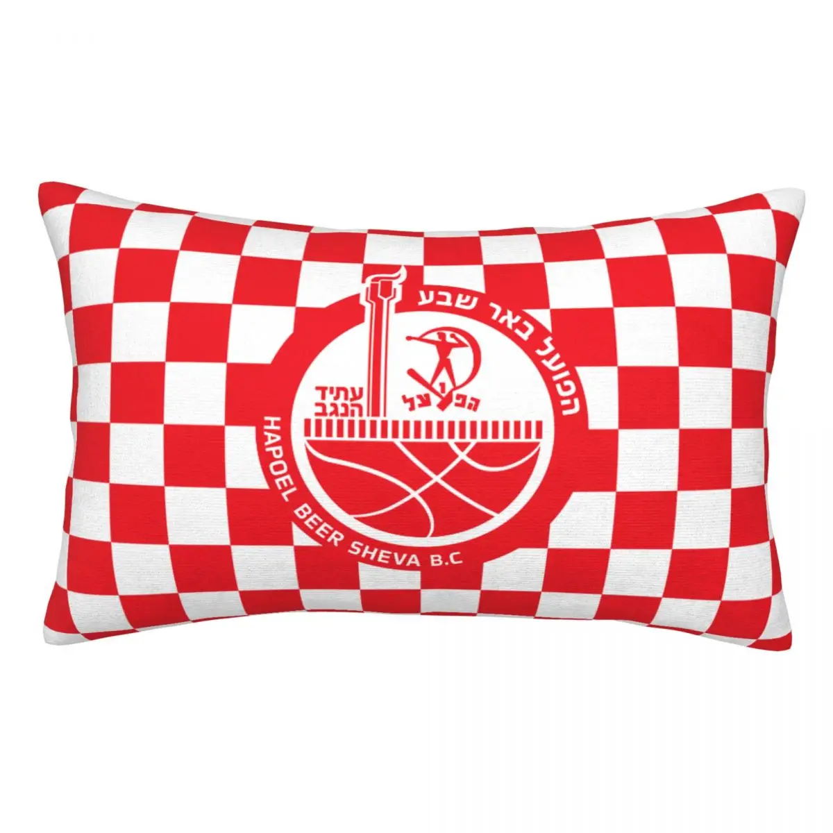 

Israel Hapoel Beer Sheva Bc Pillowcase Decorative Sofa Cushion Double-sided Printing Short Plush Pillowcase Home