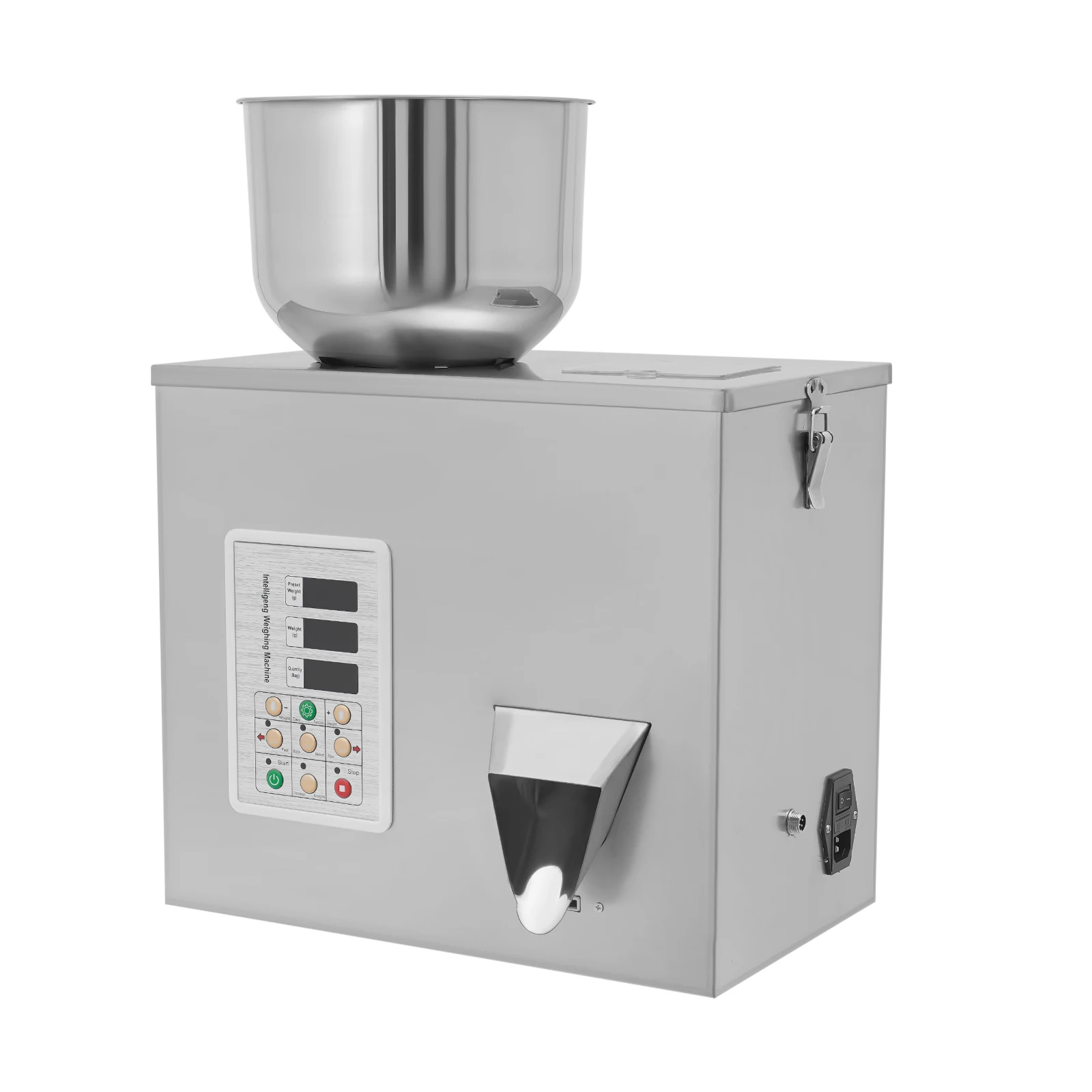 Máquina automática de llenado y envasado de 1-50g y 180W, máquina de subenvasado de partículas multifunción con pantalla LCD, 220V 50HZ, para dispensar productos