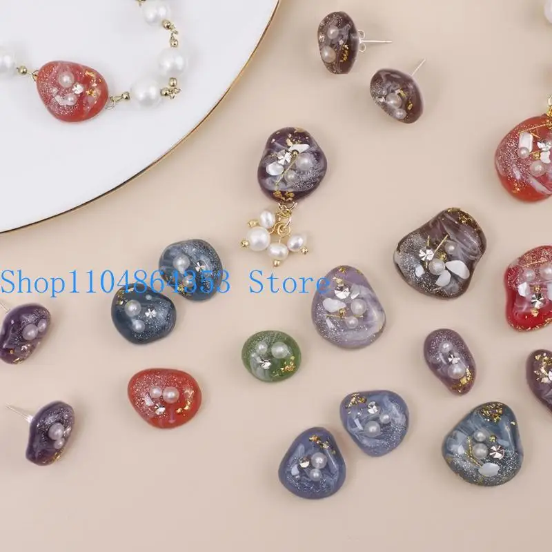 Clear Silicone Mold Creating Stone Pattern Moulds Craft Supplies Pendant Making Molds Perfect for Jewelry Making Lover