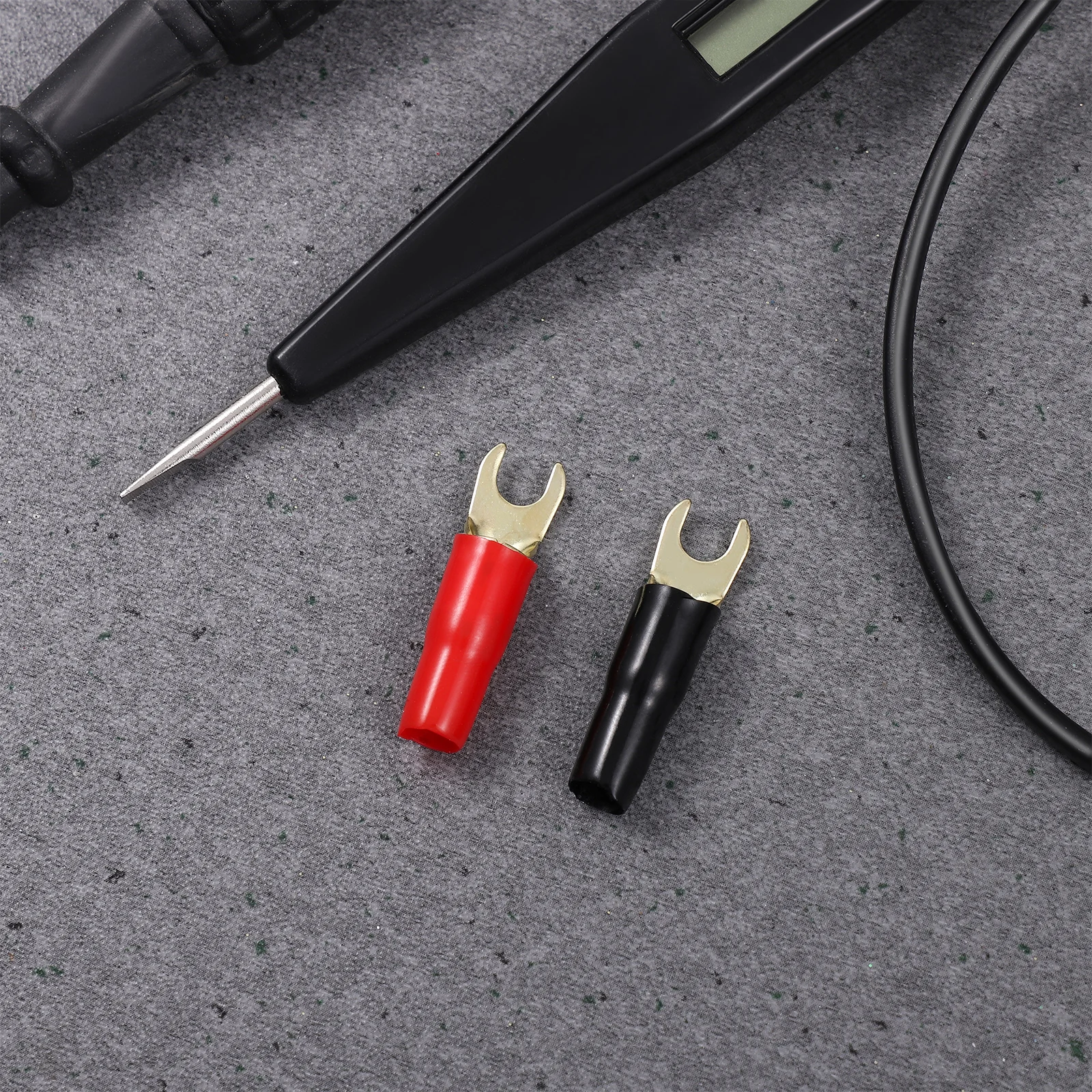 

5Pairs Speaker Wire Connectors Crimp Terminal Plated to Banana Plug 8ga Spade Terminal Adapter Red