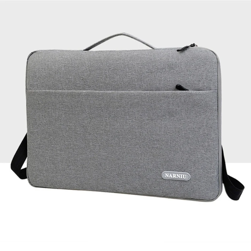 Bolso hombro para ordenador portátil maletín 12 14 16 pulgadas bolsas impermeables para portátil mensajero duradero y ligero