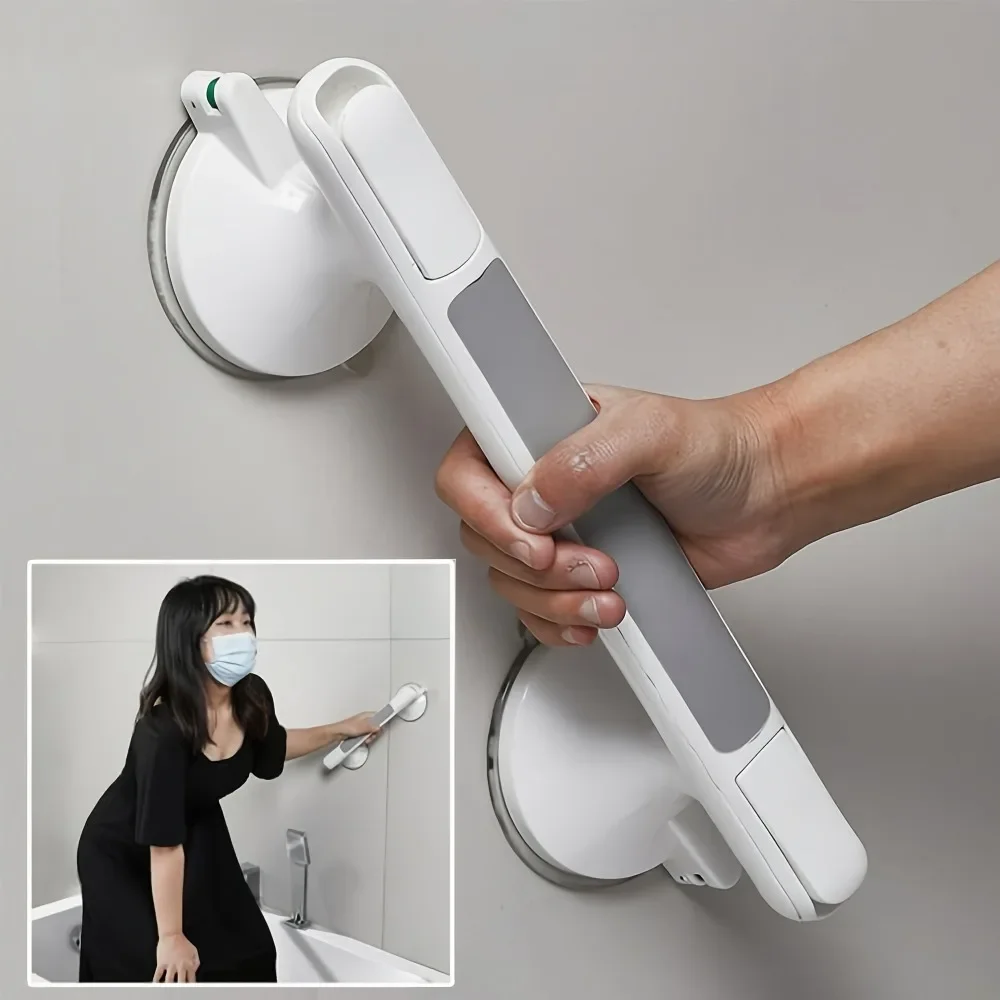 Safety Handrails Seniors Easy Installation Without Drilling,Featuring Non-Slip Surfaces Bathrooms,Equipped Strong Suction Cups