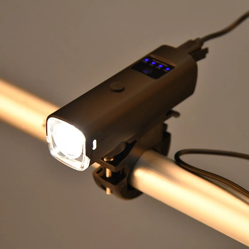 Smart Light - sensing Bike Front Light with Horn: USB - rechargeable, High - pitch Warning, Ideal for Mountain Bike Night Riding