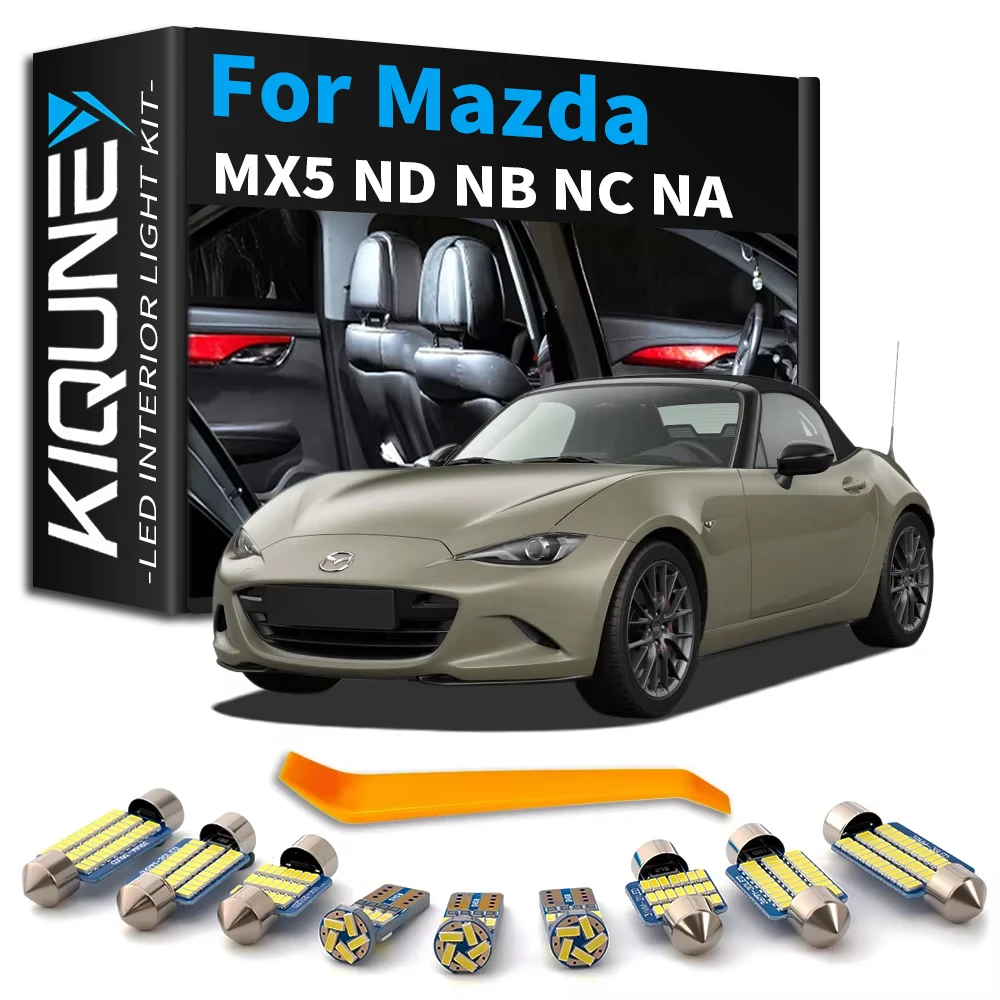 For Mazda MX5 MX 5 ND NB NC NA Miata MK 1 2 3 1990 2016 2017 2018 2019 2020 Interior LED Light Kit Canbus Auto Accessories Parts