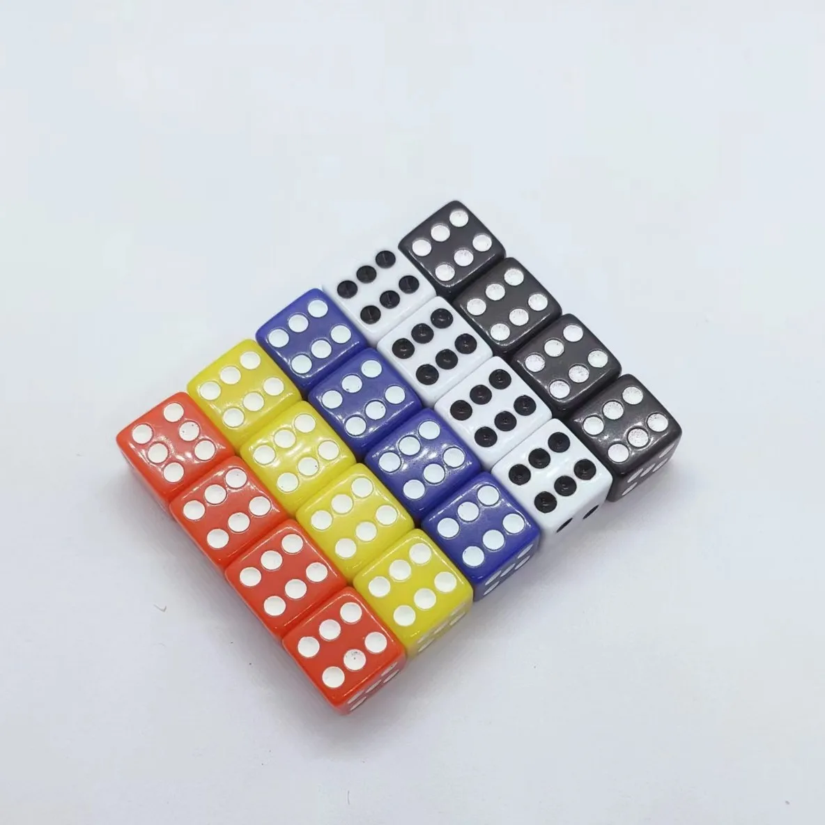 

Dice Valve Caps 4PCS - Colorful Square - Car Bike, Acrylic Tire Valve Covers for Cars & Motorcycles