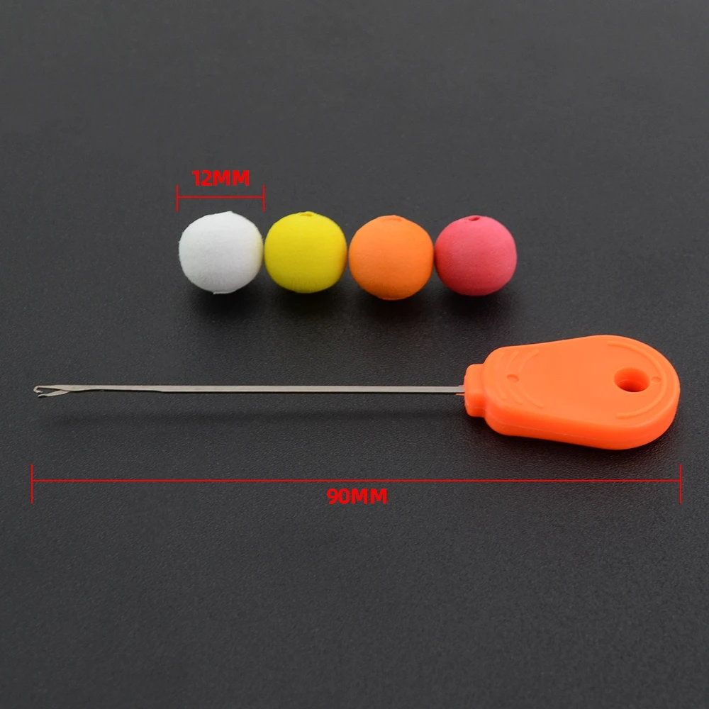 12pcs Carp Fishing Bait Pop Up Boilies 4 Color Floating Beads 12mm For Hair Rig  Fishing Accessories Tackle Artificial Carp Bait