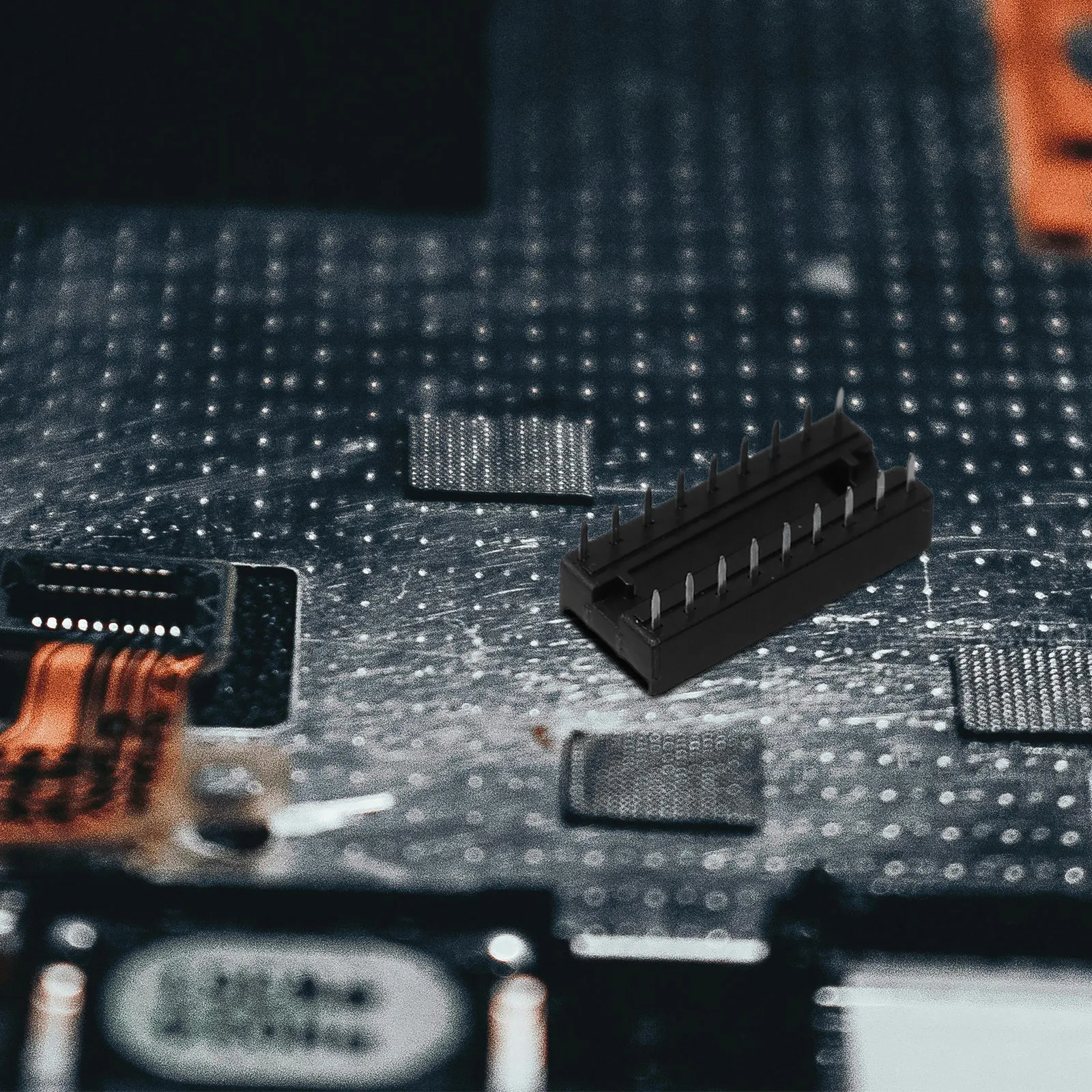 

Набор держателей для микросхем IC DIP (6, 8, 14, 16, 18, 20, 24, 28 контактов) для самостоятельной сборки, с функцией теплоотвода, для микроконтроллеров