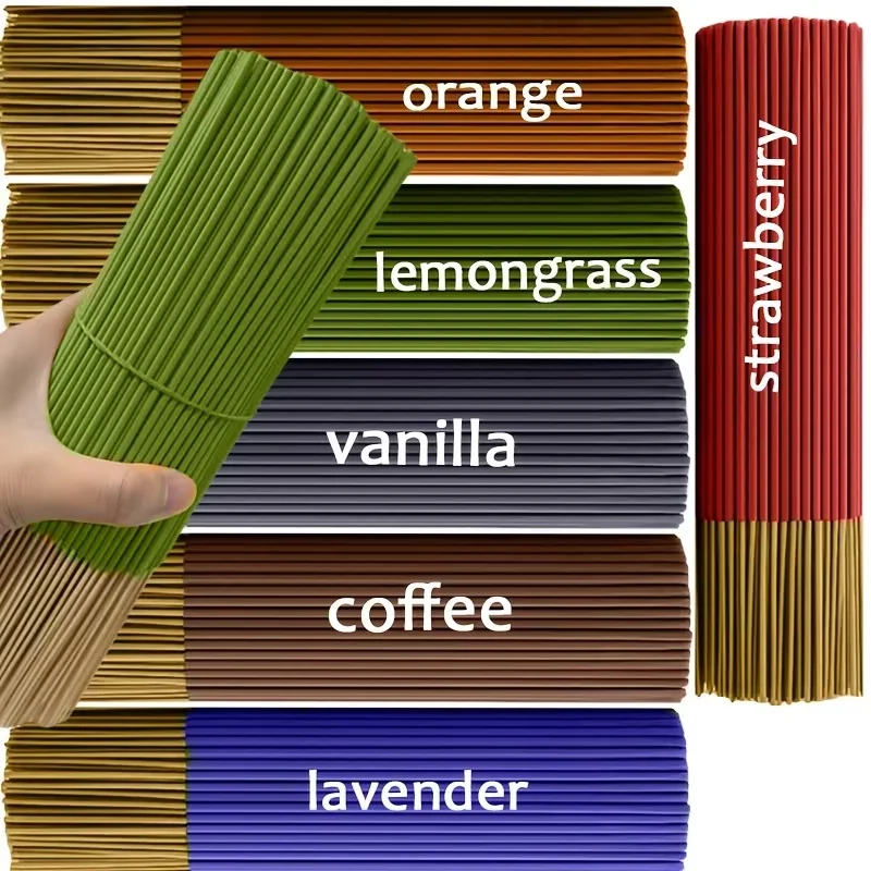 Home Fragrance Vanilla Scented Candle - 6 Types of High-Quality Aromatherapy Sticks