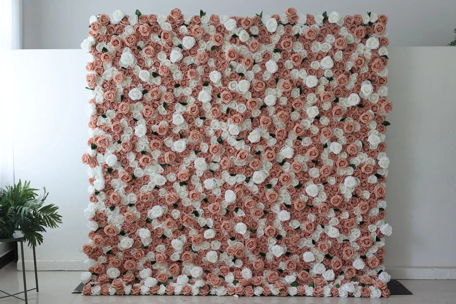 

3D luxury Dried rose pink hydrangea Curtain Flower Wall Outdoor Wedding Backdrop Decoration Events Prop Window Display