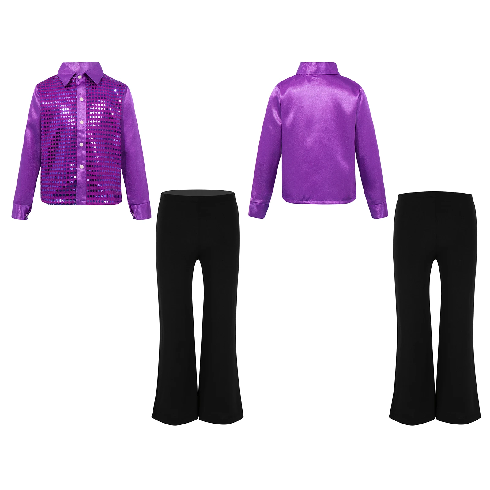 Crianças meninos jazz conjuntos de roupas de dança latina tango chahcha conjuntos camisa + calças crianças trajes desempenho dança palco