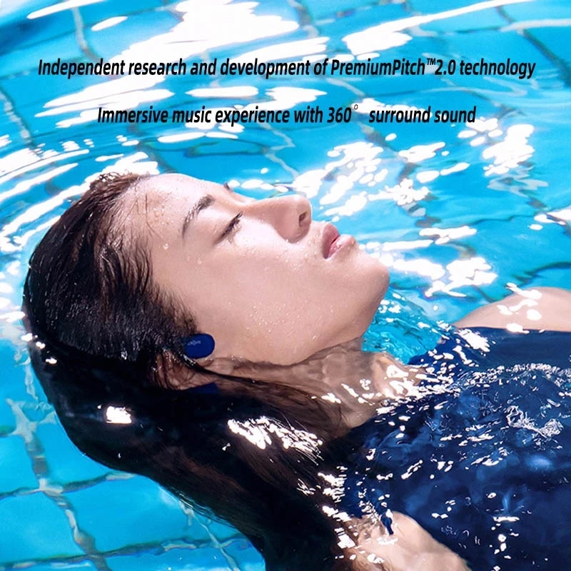 Original S700 SHOKZ Bone Conduction MP3 Music Player Waterproof Swim Wireless Earphones Sports Run AfterShokz OpenSwim 4GB RAM