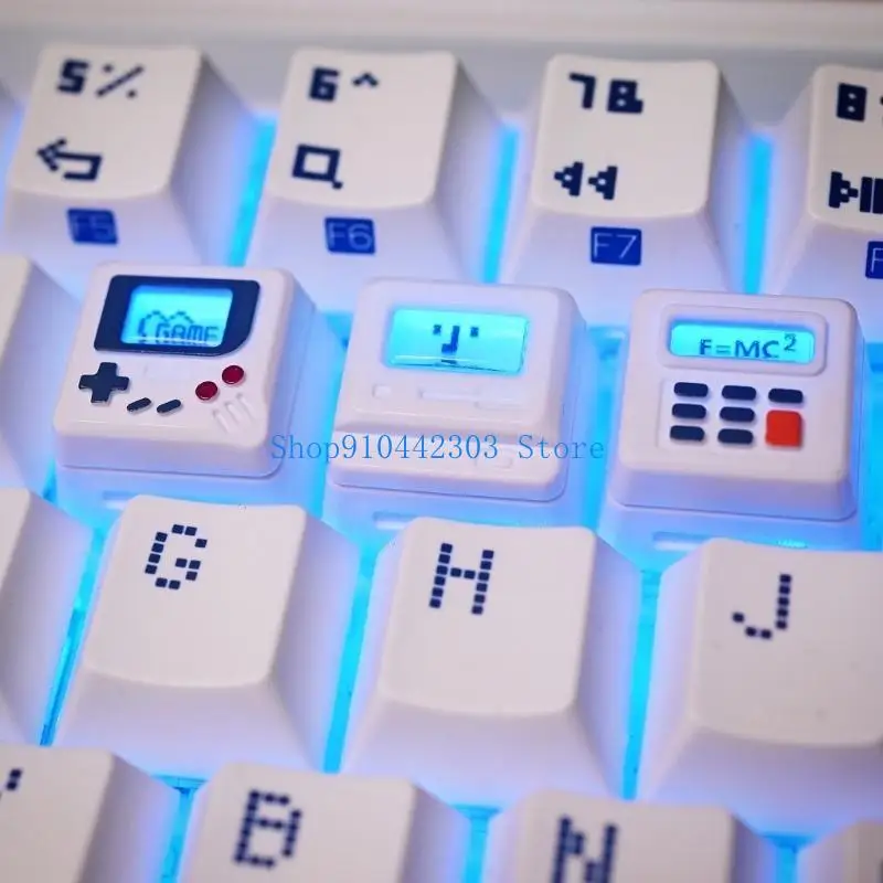 

652F Retro Keycaps for Esc for Key Tab for Key Light Transmission Keycaps Clas