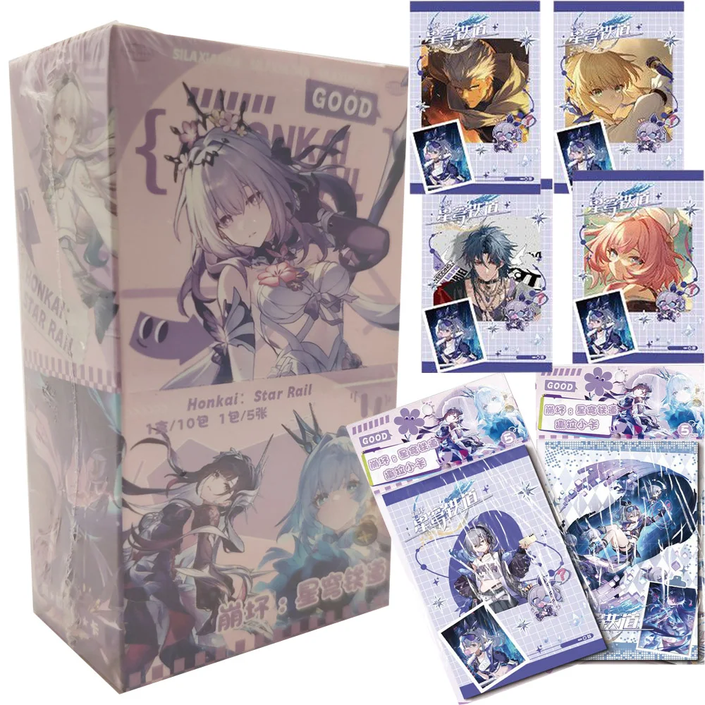Jeu de stratégie Galaxy Adventure Honkai Star Rail Collection : Cartes détachables pour fans, cartes de personnages créatives classiques et précieuses