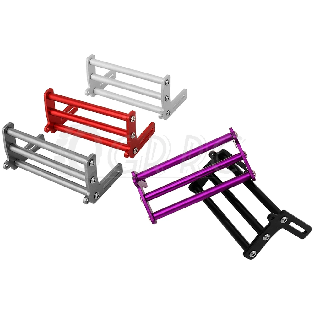 Aluminum Alloy Front Bumper Bull Bars for 1/10 RC Crawler Chassis Gspeed LCG TRX4 SCX10 Dodge Power Wagon Cliffhanger Body Shell