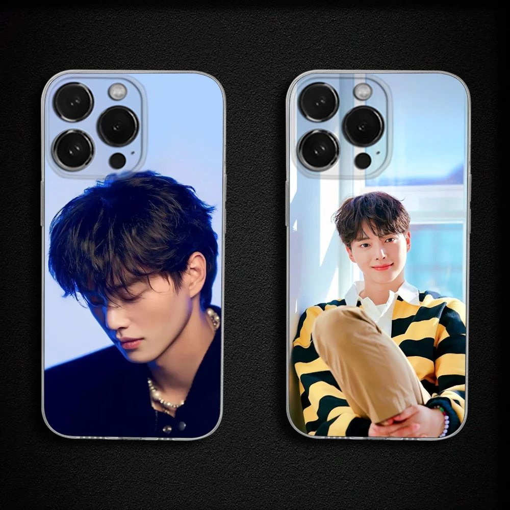 

S-Song Kang Actor Phone Case For iPhone 16,15,14,13,12,11 Plus,Pro,Max,XR,XS,X,Plus,SE,Mini Transparent Soft Cover