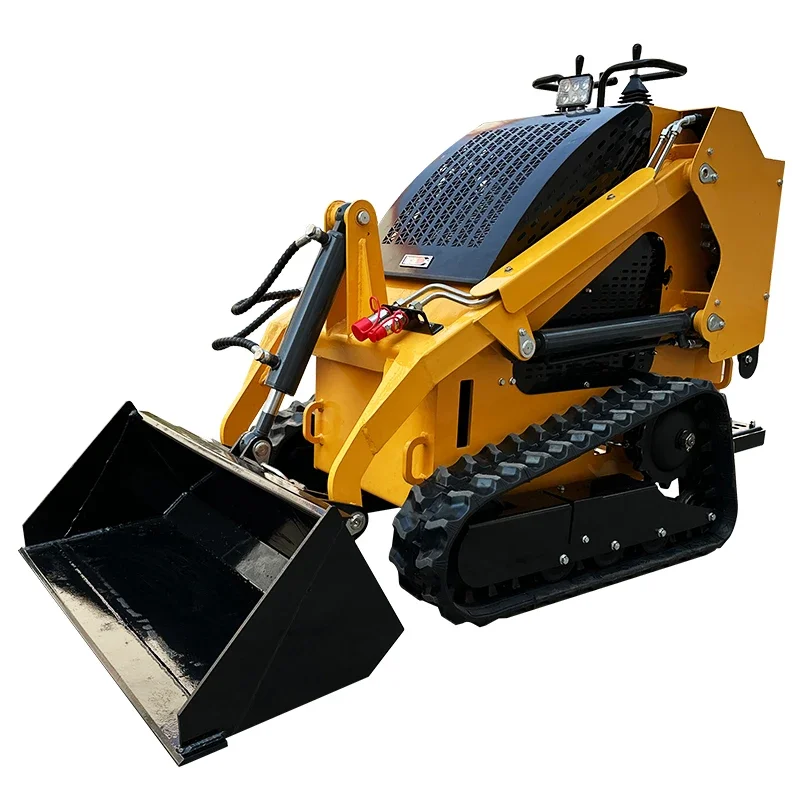 Fast delivery ! Shangling mini track skid steer loader diesel 360 460 480 750 mini skid steer loader 800kg 1ton 1.2ton  1.5ton