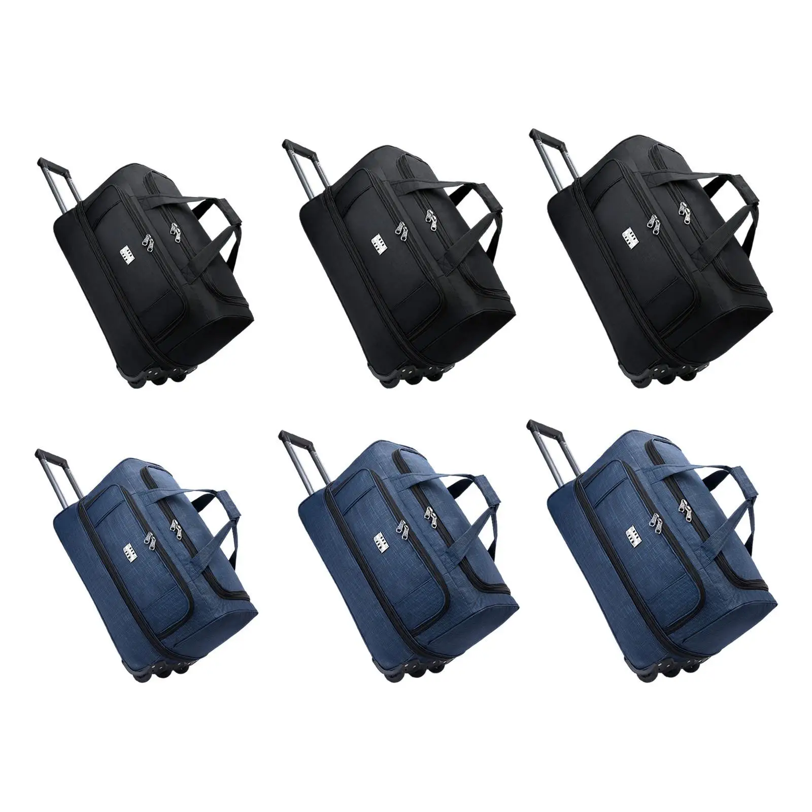 Bolsa de lona con ruedas para viaje, traje Convertible multifuncional, bolsa de equipaje para escapada de fin de semana, portátil y ligero