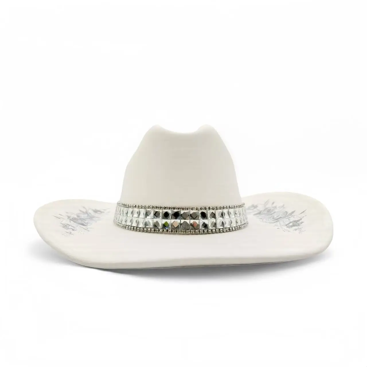 

HongLuan Western Cowboy Hat Rhinestone Man - Vintage Cowboy Accessories & Country Cowgirl Hats for Ladies Adults Woman
