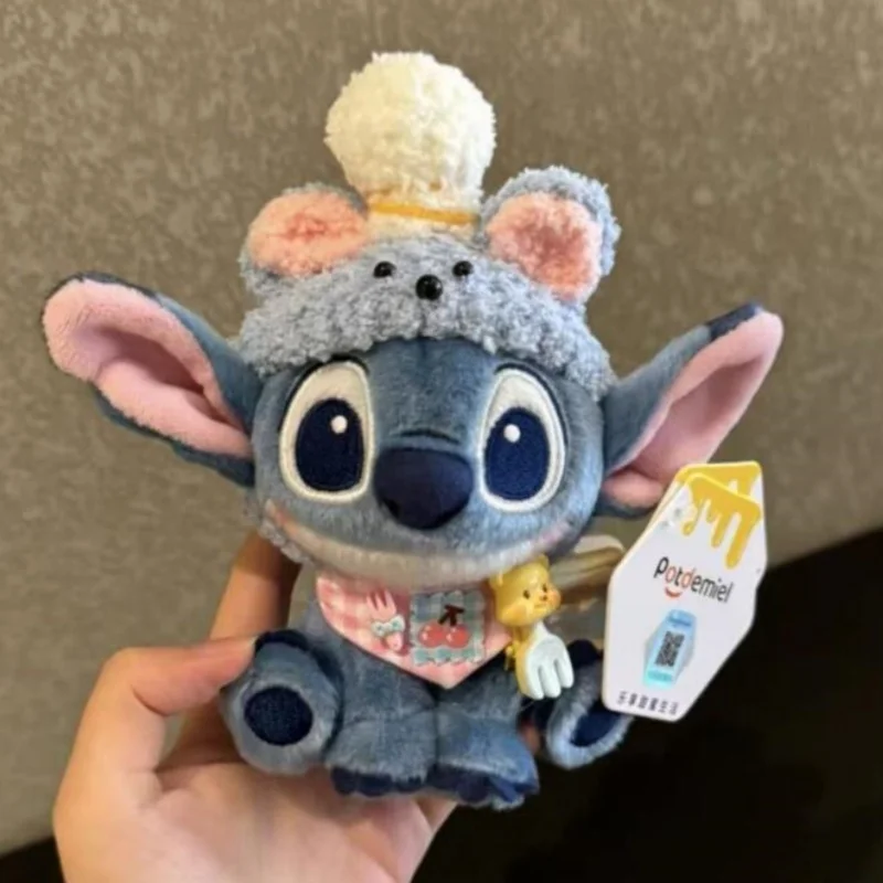 Kawaii Stitch Modellazione creativa Giocattoli di peluche Bambola di peluche del fumetto Zaino squisito Ciondolo Regali di festa di Natale per le ragazze dei ragazzi
