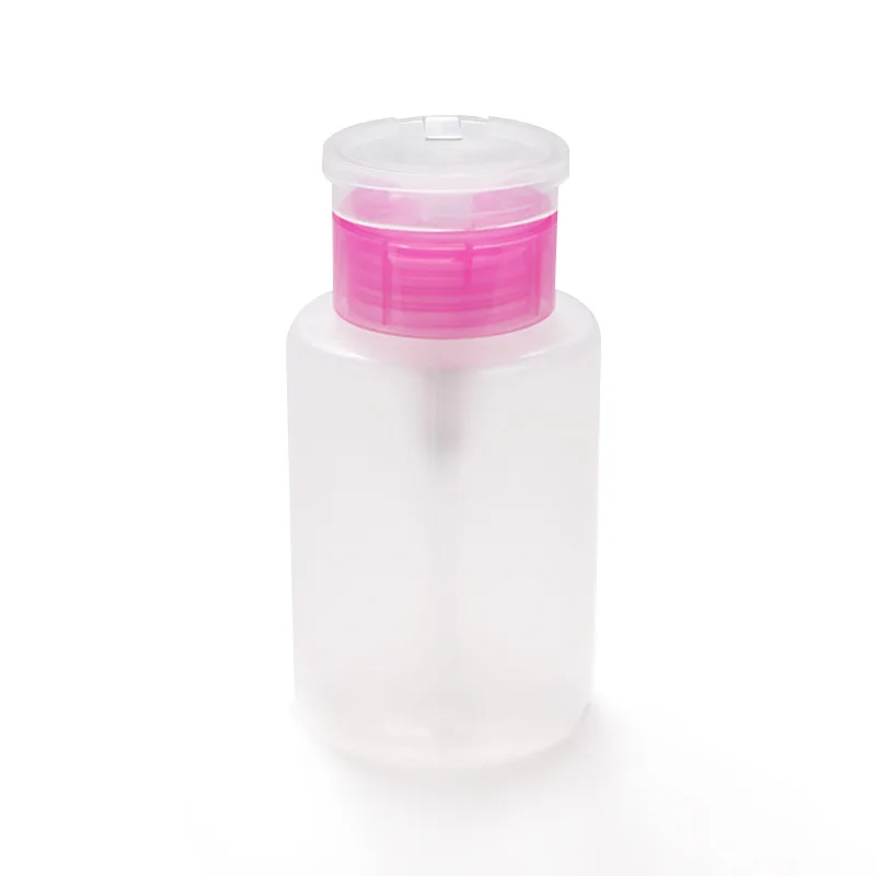 1pc 150ml makeup pump dispenser, nail art nail tools, plastic enamel cleaner