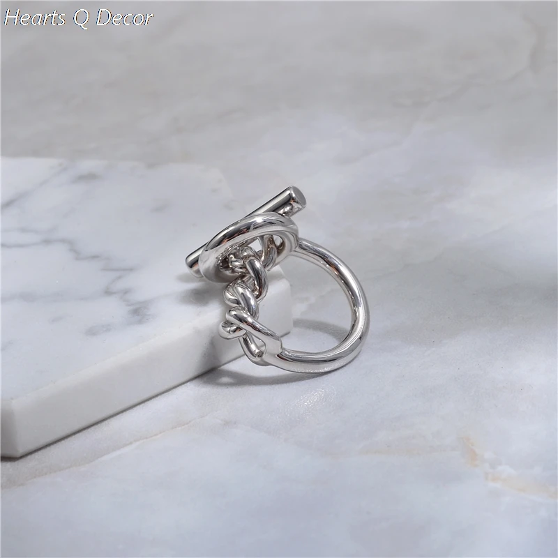 Ottone Geo fibbia anelli incavati stile Punk Designer Club Cocktail Party abito regalo incredibile Trendy Boho coreano giappone