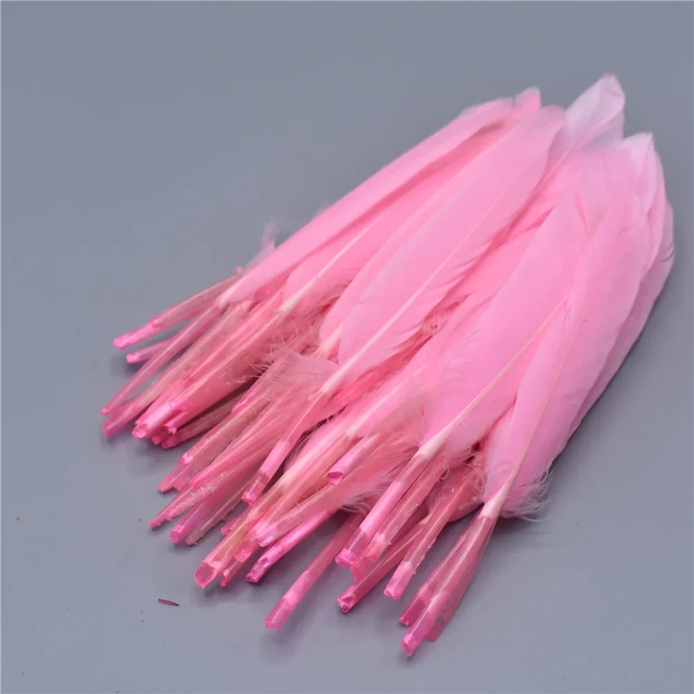 Natürliche rote Entenfedern, lose, 10–15 cm/4–6 Zoll, Entenfedern für Bastelarbeiten, DIY-Schmuck, Accessoires, Dekoration, Federn. – Detail 15