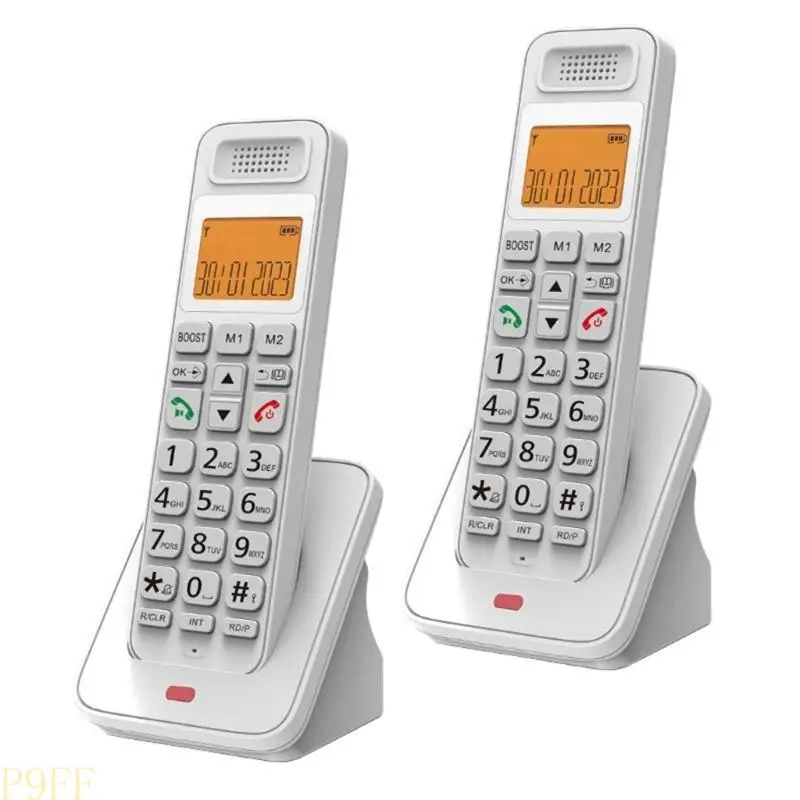 CS1W D1018D DECT Cordless Phone Pair Home Telephone for Small Offices and Homes Offering Low Radiation and High Voice