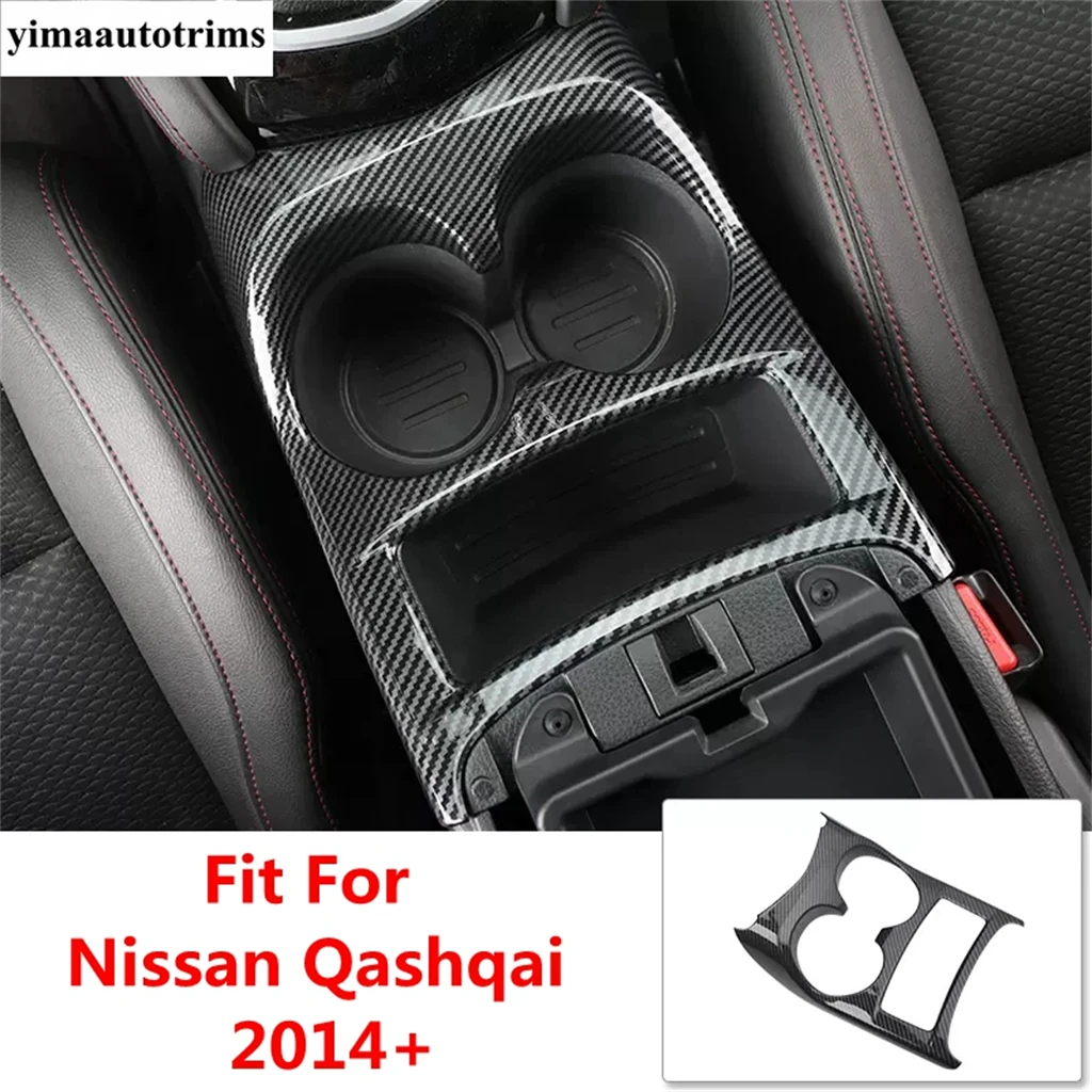 

Center Console Gear Shift Box Panel Water Cup Holder Frame Cover Trim For Nissan Qashqai J11 2014 - 2020 Accessories Interior