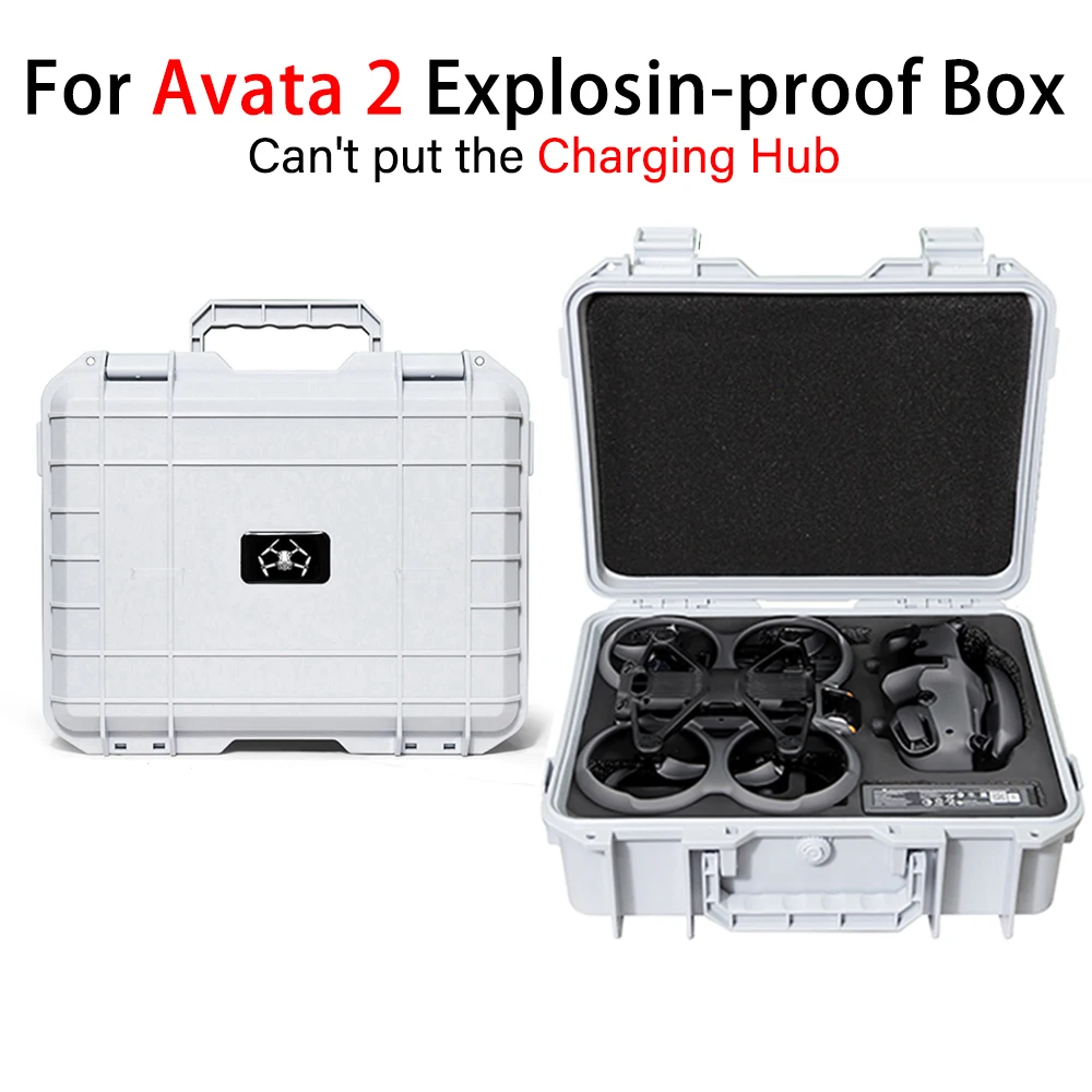 

Hard Shell Explosion-proof Storage Box for DJI Avata 2 Goggles 3 Accessories Travel Carrying Case