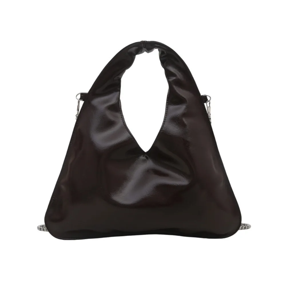 

Retro Solid Color PU Leather Shoulder Bag Versatile Leisure Cross Body Bag Casual Commuting Women's Handbag Daily