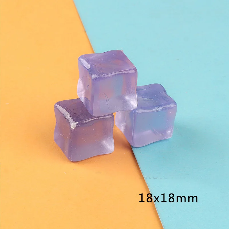 10 Stück Mini Niedliche Farbblöcke Leuchten im Dunkeln Vivarium DIY Zubehör Miniatur-Figuren Feengarten-Dekoration Kawaii Spielzeug