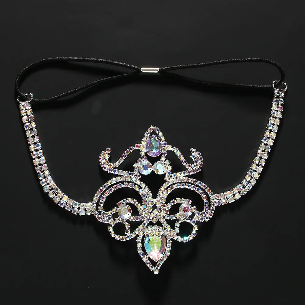 الجسم الهذيان الملونة كريستال الفخذ سلسلة الرقص الشرقي اكسسوارات 2024 بيكيني للشاطئ هندسية مثير الساق فستان مجوهرات للنساء