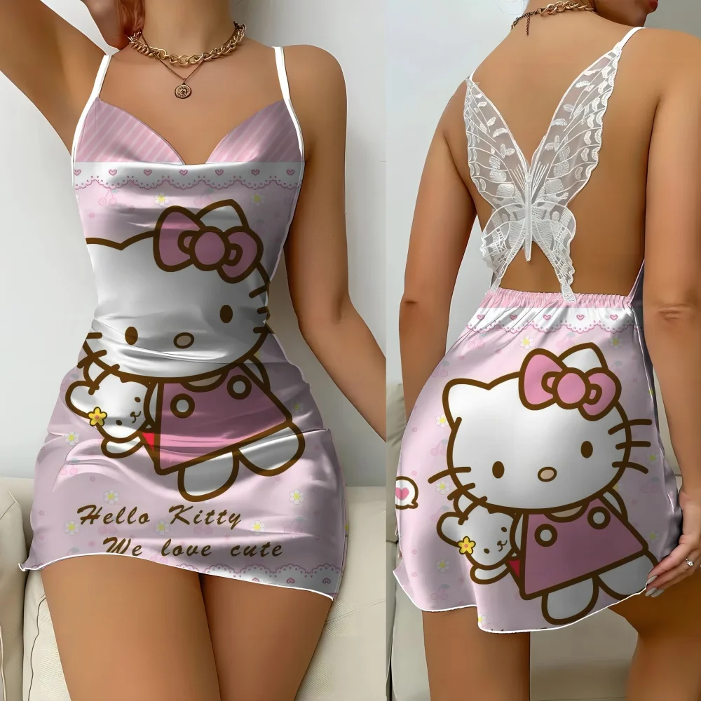 Minnie Babydoll Nightgowns Nightgowns for Women Sex Sleeveless Pajamas Woman Summer Offers Korean Reviews Many Pajamas 2024 Sexy