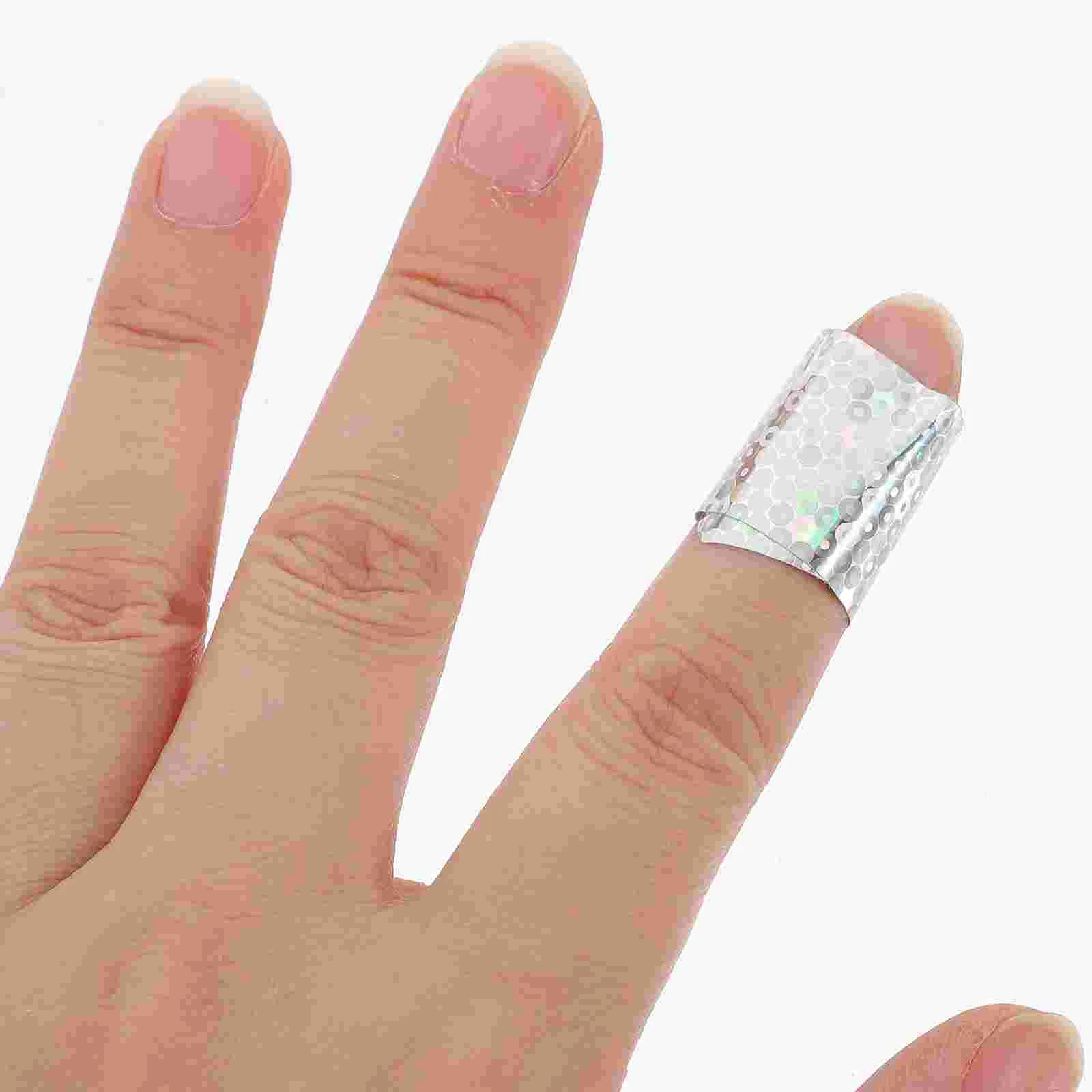 100 Pcs Nail Sticker Wounds Protector Glitter Bandages Flash Breathable First Daily Use Strip Travel