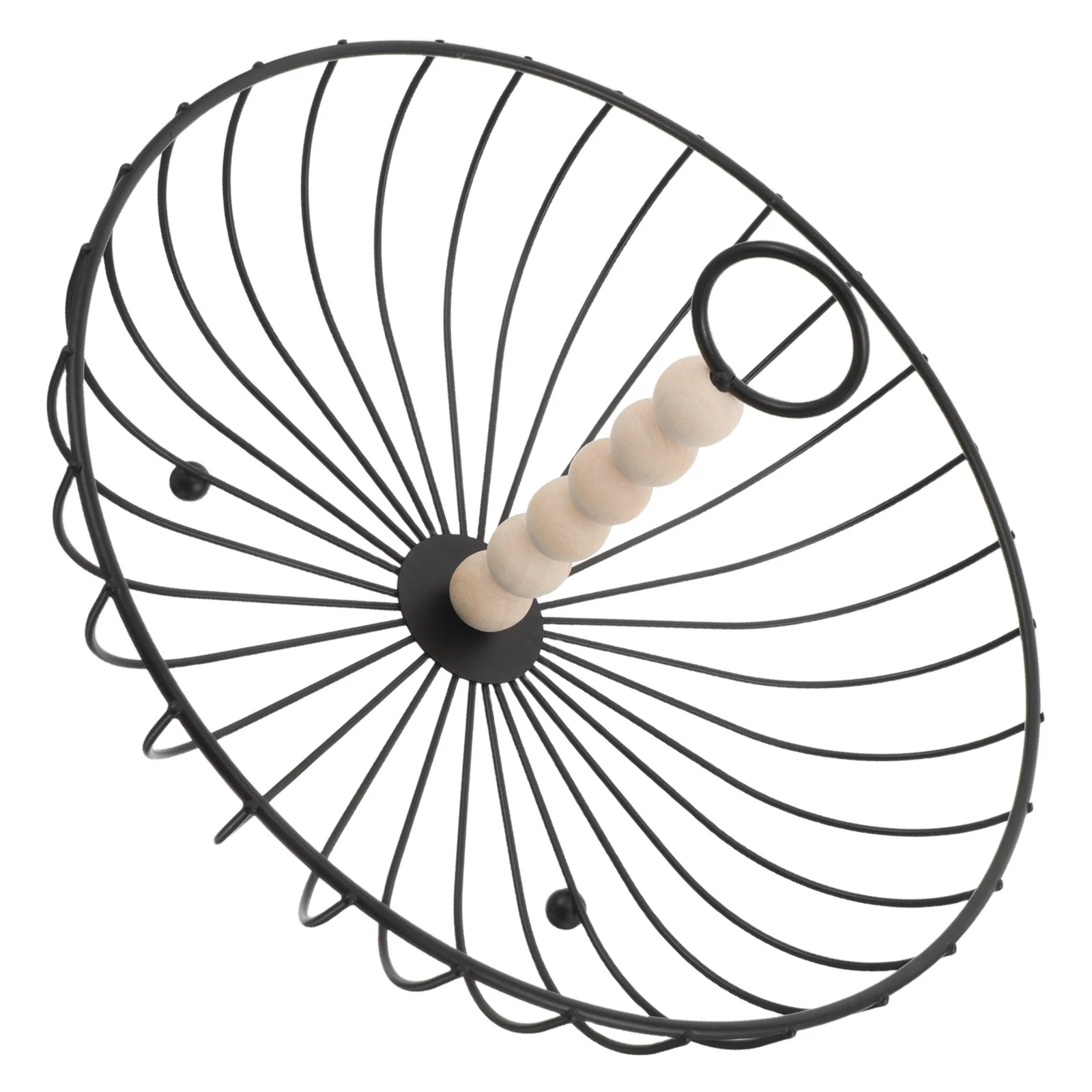 

Decorative Fruit Holder Nordic Style Metal Wire Basket Space Saving Kitchen Counter Storage for Fruits Snacks and Breads