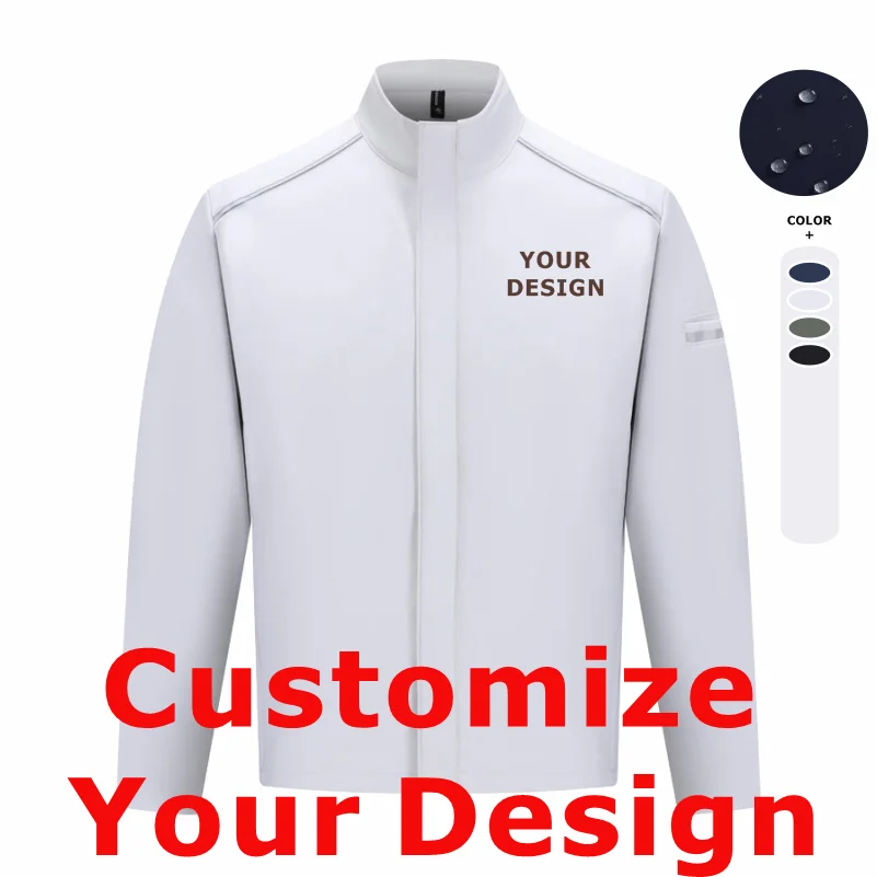 

Customize Your Design Spring And Autumn New Baseball Loose Solid Color Jacket Men's Business Casual Coat Trend Work Clothes