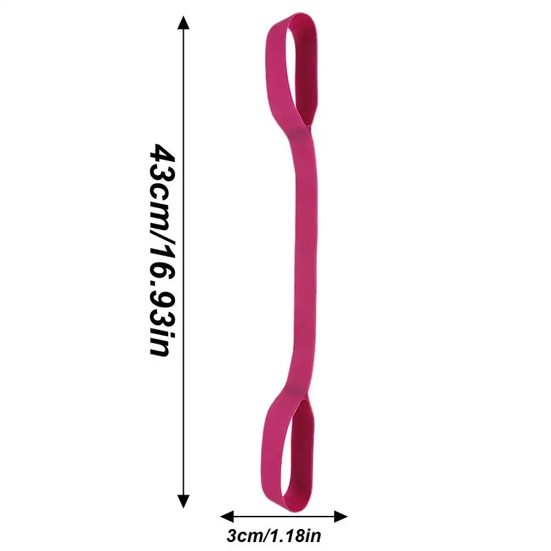 Bandes de résistance pour bras en Silicone, corde de Tension, sangle d'étirement, équipement d'entraînement du dos avec poignées d'exercice