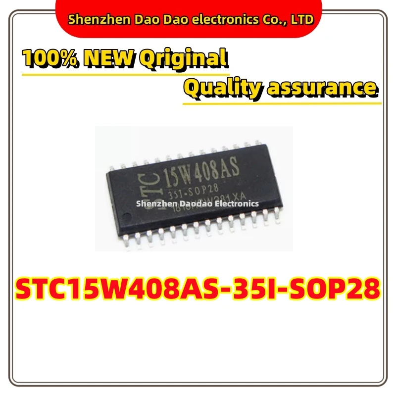 

10Pcs STC15W408AS-35I-SOP28 STC15W408AS SOP-28 Chip MCU chip IC New original