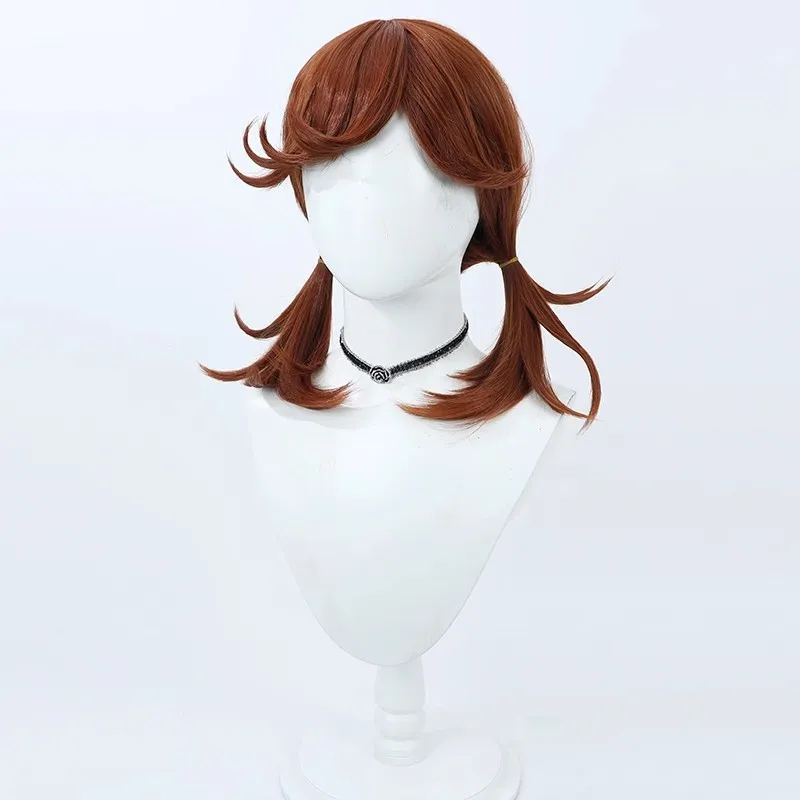 Peluca de cosplay Identity V Lily Leblanc, trenzas gemelas, regalo de Halloween