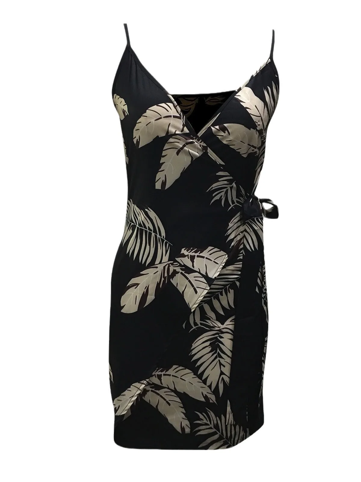 Sexy Printed Lace up Vne Csole Skirt High Waist Strapl Dr Street Sle Knitted Polyester Summer Faion for Women