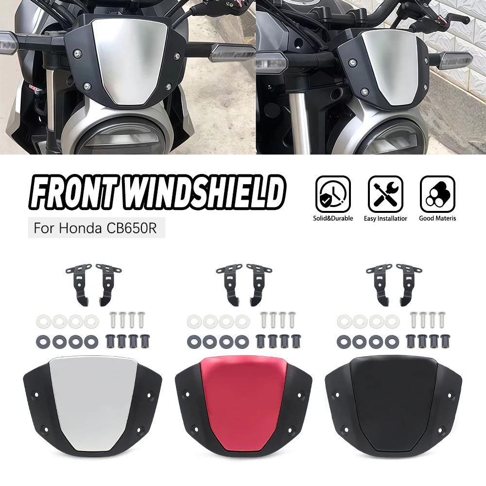 

For Honda CB650R CB 650R CB650 R 2019-2024 Front Wind Deflector Protector Visor Screen Motorcycle Accessories