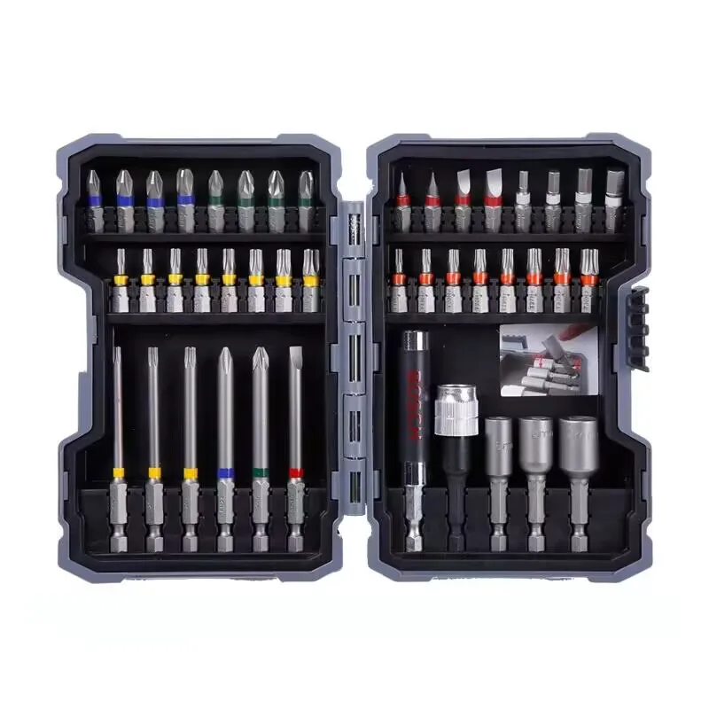 Imagem -02 - Bosch-home Elétrica Chave de Fenda Bit Grupo Broca de Poder Faça Você Mesmo Ferramenta de Extensão Elétrica go Ph1 Ph2 Pz1 Pz2 43 Pcs